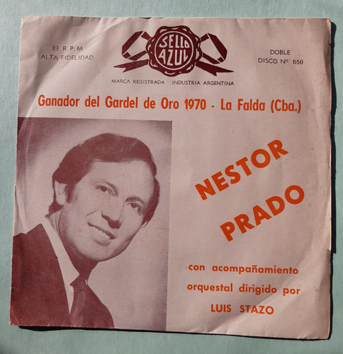 Néstor Prado / Tango / Vinilo / Sello Azul