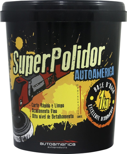 Massa De Polir Autoamerica Super Polidor 5kg