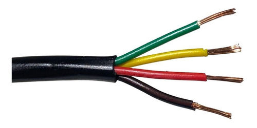10 Mts Cable Rgb 4 Hilos Cal 22 Uso Interior 22 Awg