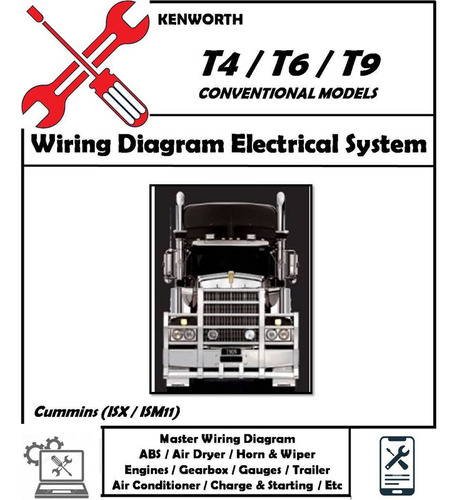 Diagrama Electrico Kenworth T4/t6/t9 Conventional Models