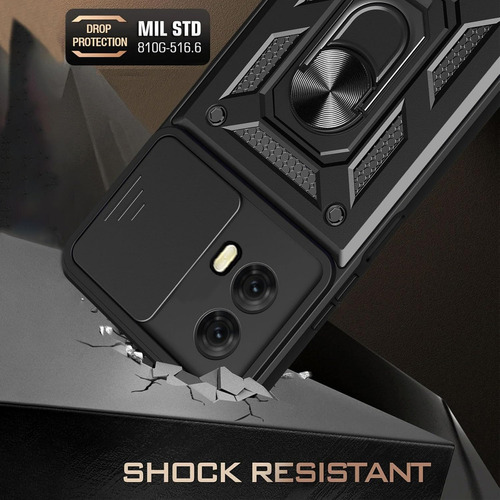 Funda Case Rude Use Para Moto G24 Power Carcasa + 10d Mica