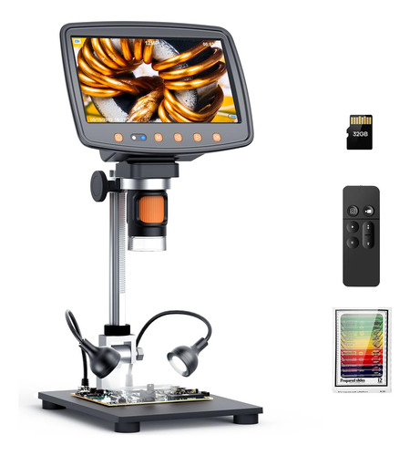 Microscopio Hayve 7 1500x, Compatible Con Hdmi Lcd 8.5