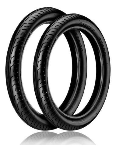Par Pneu Yamaha Ybr Factor 80/100-18 100/90-18 Vipal St600