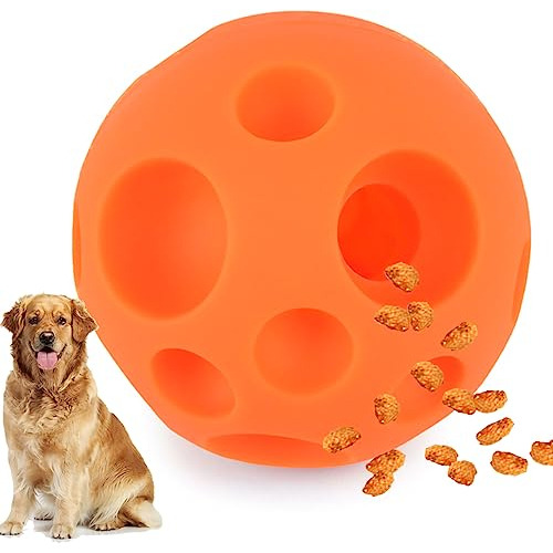 Evan Dog Toy Balls, 5 Pulgadas Treat Tricky Ball Food Dispen
