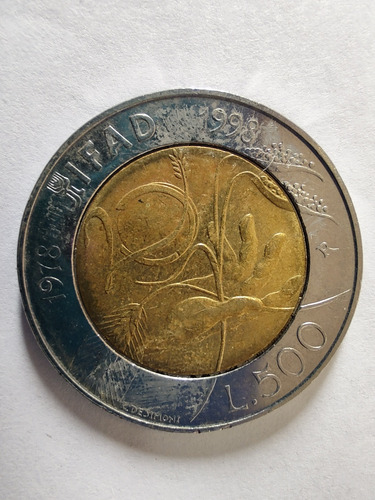 Moneda Italia 500 Liras 1978 Fao (x1420