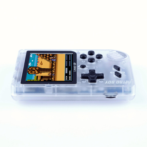 Consola Retro Boy Level Up Juego Portatil 168 Juegos A Bateria Recargable