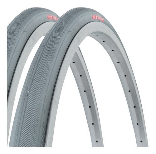 Kit 2 Pneus Aro 24 Cadeira De Rodas Cst City 24x1 25/540-541