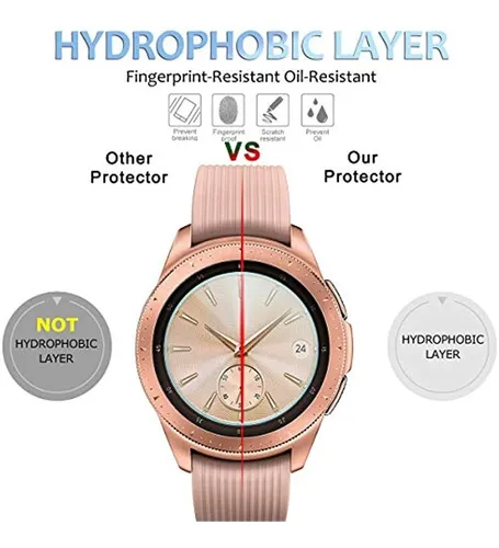 Diruite 4-pack Para Samsung Galaxy Watch 42mm Protector De P