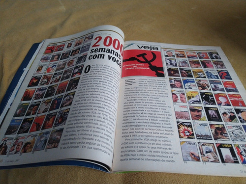 Veja Edição História Com Foto 2000 Capas Ed.2000. 21/03/2007