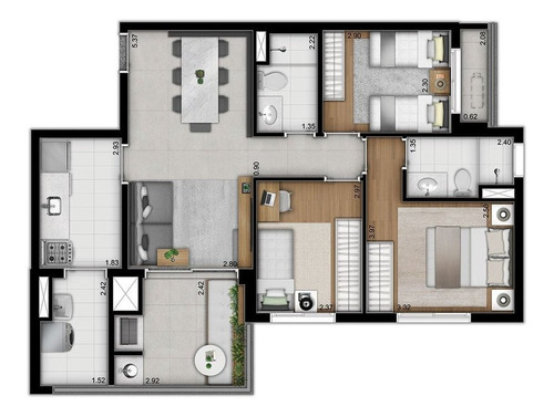 Imagem 20 de 24 de Garden Residencial Para Venda, Vila Monte Alegre, São Paulo - Gd7104. - Gd7104-inc