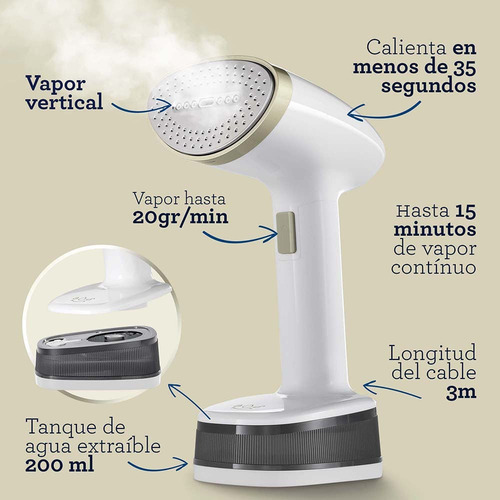 Imagen 9 de 9 de Vaporizador De Prendas De Mano Plegable Gcstfs200