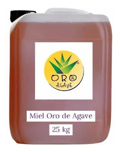 Miel De Agave Premium De Exportación 25kg Clara 100% Agave