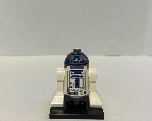 Lego R2d2 Minifigura De Star Wars Con Base Individual