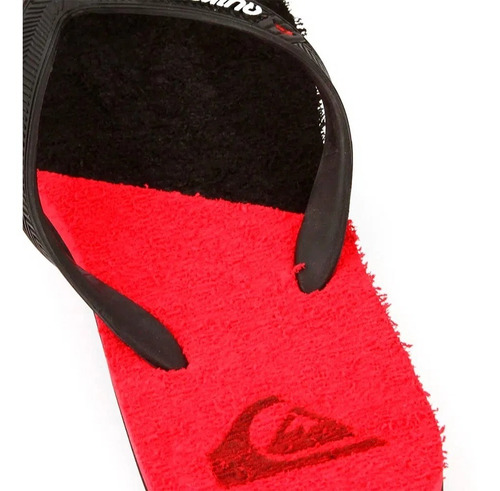 Ojotas Quiksilver Molokai Rojinegra Hombre Originales