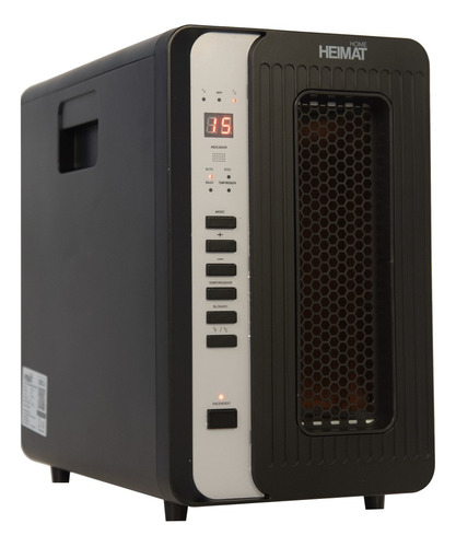 Estufa Eléctrica Con Wifi Calefactor Infrarrojo Hc-90 Heimat Color Negro