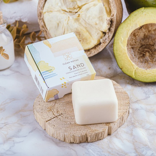 Kit Shampoo Condicionador Sólido Vegano Seco Coco Cupuaçú