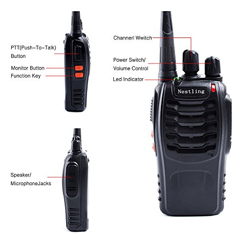 Nestling 888s Walkie Talkie 2pcs In One Box With Bateria Bh