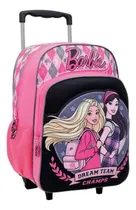 Comprar Mochila Con Carro 16'' Barbie College Original Wabro