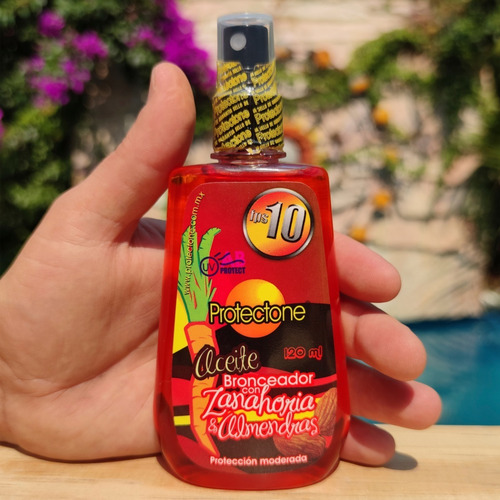 Aceite Bronceador De Coco Y Zanahoria Protectone