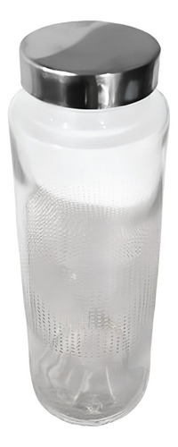 Botella De Vidrio Con Tapa 500 Ml 4 Piezas