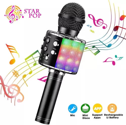 Frienda 4 piezas mini micrófono portátil vocal micrófono mini karaoke  micrófono para teléfono móvil portátil portátil, 4 colores