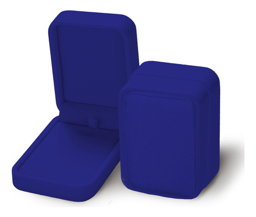 Juego De 2 Joyas Colgantes En Terciopelo Azul - Collar Para
