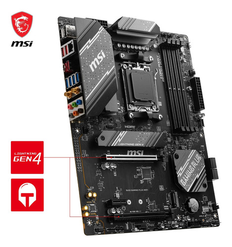 Placa Base Msi B650 Gaming Plus Wifi Amd B650 Socket Am5 Atx