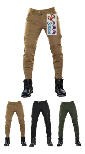 Jm Pantalon Cargo Brooklyn Williams Kevlar Con Protecciones