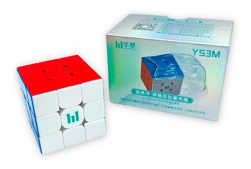 Cubo Mágico MOYU Huameng YS3M Maglev Ball Core UV Cor Da Estrutura Stickerless Uv Brilhante 