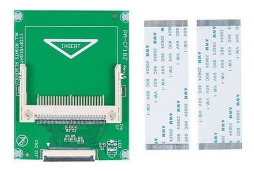 Convertidor Compact Flash A Zif 1.8 Adaptador Cf A Zif/lif Color Verde