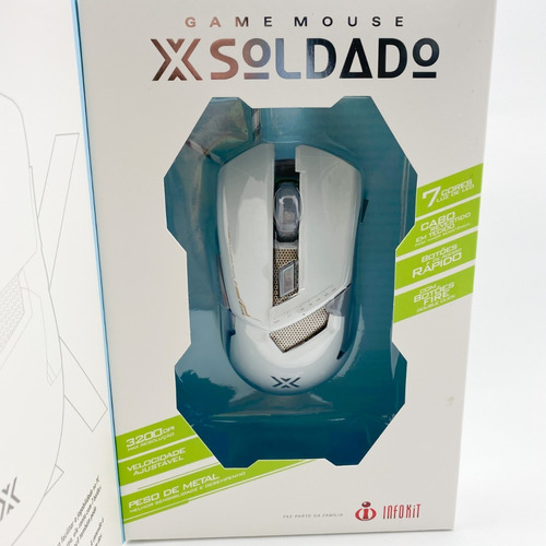 Mouse Gamer X Soldado Infokit Gm-720