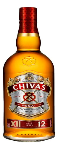 Whisky Chivas Regal 12 Años 1000ml - mL a $204