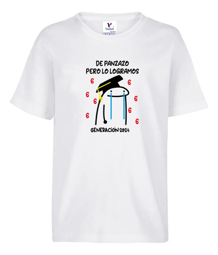 Playera Para Graduación 1 Pza Meme Flork De Panzazo