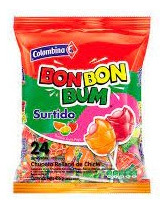 Chupeta Bon Bon Bum Sabores Surtidos