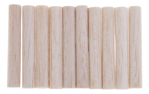 Varilla De Madera Artesanal Inacabada 50mm