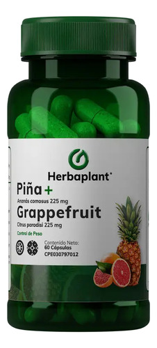 Piña + Grappefruit 60 Cápsulas Hetbaplant