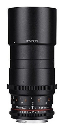 Rokinon Cine Ds 100 Mm T31 Ed Umc Full Frame Teleobjetivo Ma