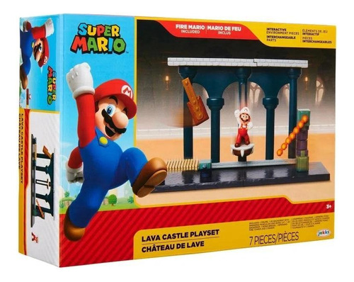 Super Mario - Lava Castle Playset - Candide 3003