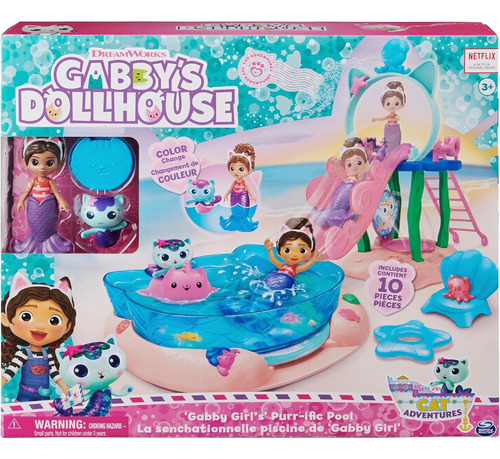 Muñeca Gabby´s Dollhouse, Alberca Gatástica