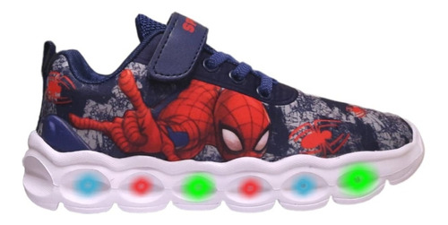 Zapatillas Marvel Hombre Araña Con Luces Licencia Original