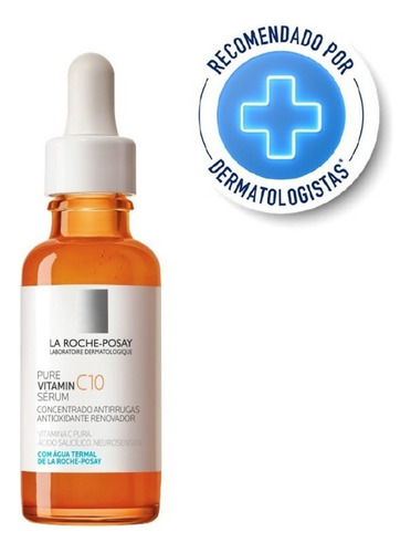 Sérum Facial La Roche-posay Vitamina Pura C10 30ml Todo Tipo De Pele Dia/noite
