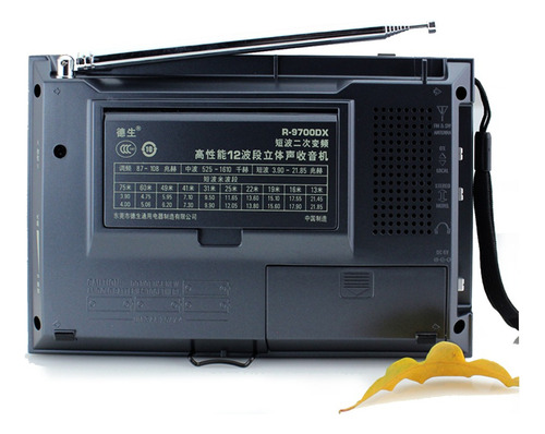 Radio De Onda Corta Tecsun R-9700dx Radio Estéreo Fm/sw/mw
