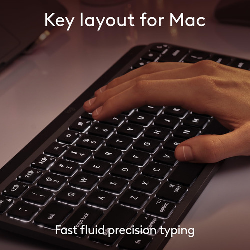 Teclado Inalámbrico Logitech Mx Keys Mini Para Mac Space Gre