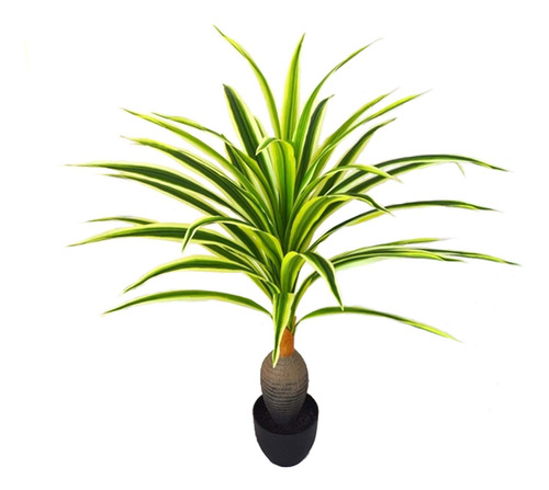 Amerique Hermoso Árbol Artificial Dracaena De 4 Pies Con 3.