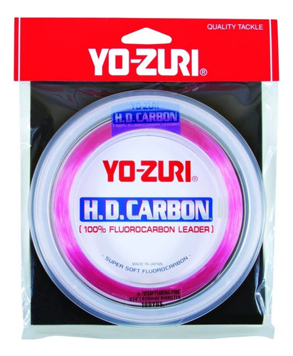 Lider Yo Zuri De Fluorocarbono Color Rosa 80lbs 30yds