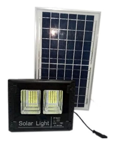 Reflector Led Con Panel Solar De 300w
