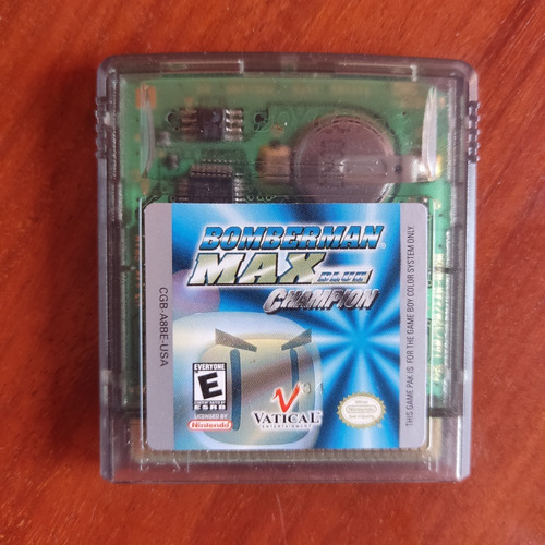 Bomberman Max Blue Champion 100% Original Game Boy Color Gbc