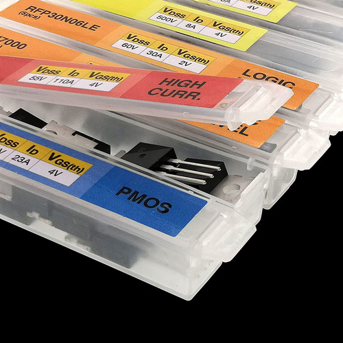 Eeeee 10 Valores 70 Piezas Logic Level Pmos Nmos Kit Mosfet