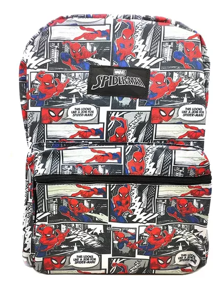 Mochila Spiderman Marvel Pattern Line Espalda 17 PLG Cuota