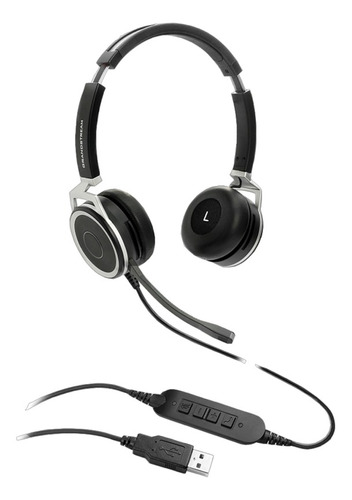 Audifonos Grandstream Guv3000 Hd Usb Microfono Callcenter Ip